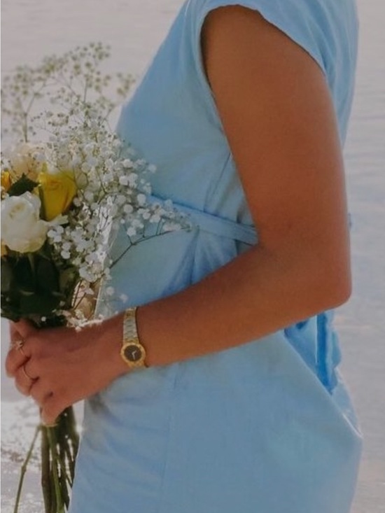 White Fox Boutique Dresses & Skirts - White Fox Boutique Light Blue Backless Tie-Front Dress